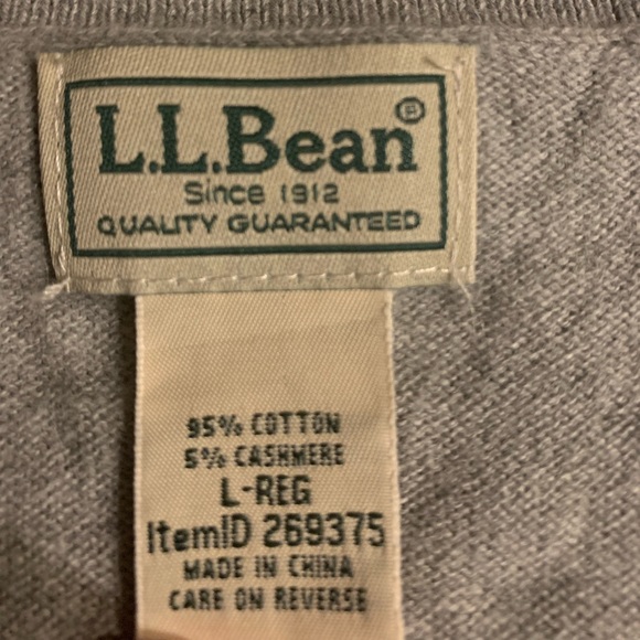L.L.Bean men wool sweater - Picture 2 of 3